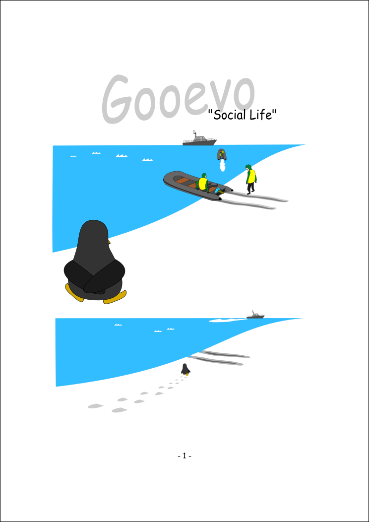 Gooevo Comic - Social Life, page 1